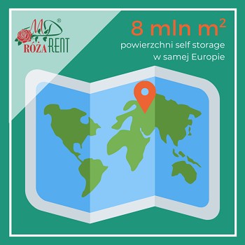 Magazyny self storage zajmują w Europie ponad 8 mln m2!